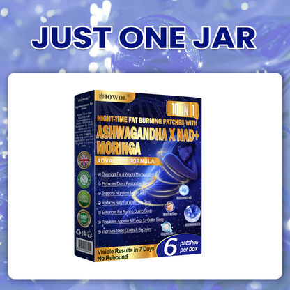 IOWOL ® NIGHT-TIME FAT BURNING PATCHES! ZERO PILLS & ZERO WASTE & ZERO STRUGGLE & 100% RESULTS.