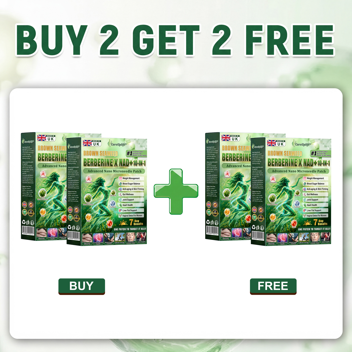 𝑶𝒇𝒇𝒊𝒄𝒊𝒂𝒍 𝑺𝒕𝒐𝒓𝒆 | 𝐍𝐞𝐰!🍀𝐂𝐚𝐫𝐞𝐔𝐩𝐥𝐢𝐟𝐭® 𝐁𝐫𝐨𝐰𝐧 𝐒𝐞𝐚𝐰𝐞𝐞𝐝× 𝐁𝐞𝐫𝐛𝐞𝐫𝐢𝐧𝐞× 𝐍𝐃𝐀+ 𝟏𝟎-𝐢𝐧-𝟏 𝐍𝐚𝐧𝐨 𝐌𝐢𝐜𝐫𝐨𝐧𝐞𝐞𝐝𝐥𝐞 𝐏𝐚𝐭𝐜𝐡(𝐉𝐮𝐬𝐭 𝐨𝐧𝐜𝐞 𝐚 𝐝𝐚𝐲, 𝐯𝐢𝐬𝐢𝐛𝐥𝐞 𝐜𝐡𝐚𝐧𝐠𝐞𝐬 𝐢𝐧 𝟕 𝐝𝐚𝐲𝐬）𝘽𝙚𝙧𝙗𝙚𝙧𝙞𝙣𝙚 + 𝐁𝐫𝐨𝐰𝐧 𝐒𝐞𝐚𝐰𝐞𝐞𝐝 𝙁𝙤𝙧𝙢𝙪𝙡𝙖 ✅ 𝐅𝐨𝐫 𝐨𝐛𝐞𝐬𝐢𝐭𝐲, 𝗟𝗼𝗼𝘀𝗲 𝘀𝗸𝗶𝗻,𝐝𝐢𝐚𝐛𝐞𝐭𝐞𝐬, 𝐬𝐥𝐞𝐞𝐩 𝐚𝐩𝐧𝐞𝐚, 𝐣𝐨𝐢𝐧𝐭 𝐢𝐬𝐬𝐮𝐞𝐬, 𝐚𝐧𝐝 𝐦𝐨𝐫𝐞💯💯
