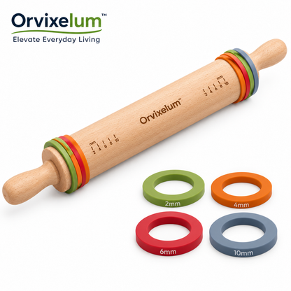 Orvixelum™ FlexRoll Adjustable Rolling Pin Set
