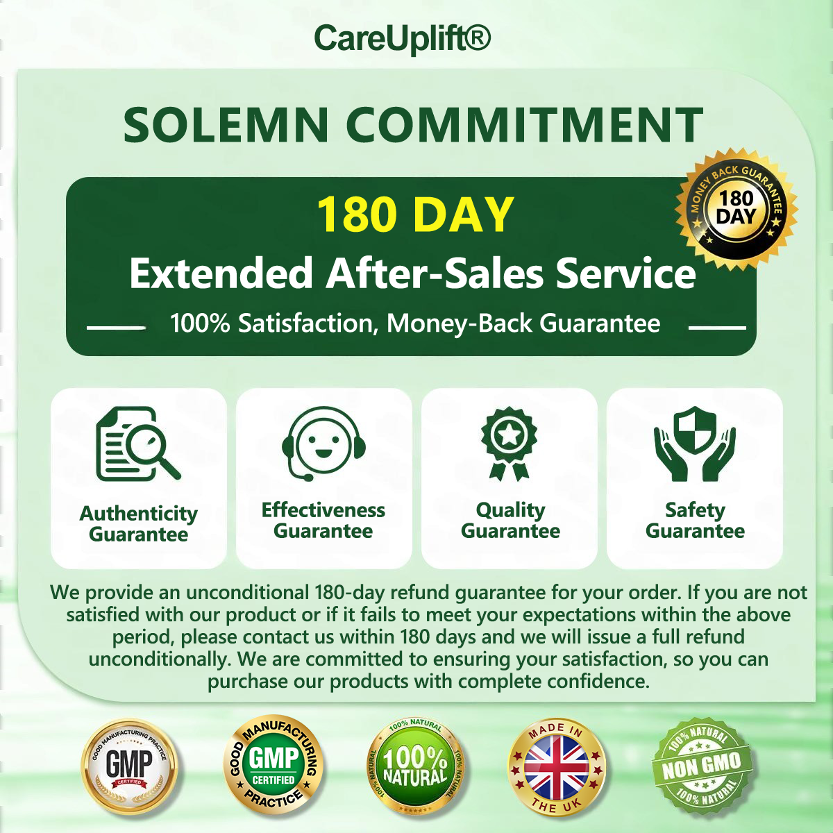 ☘️ Congratulations! You have unlocked an exclusive CareUplift® offer! 🎁 As a thank you for your order, we're offering an additional 30% off today! Click below to grab this special offer, offer expires! ✨