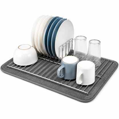 Orvixelum™ DryEase Foldable Dish Drying Mat Rack