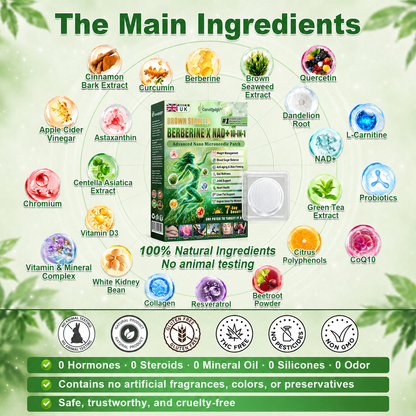 𝑶𝒇𝒇𝒊𝒄𝒊𝒂𝒍 𝑺𝒕𝒐𝒓𝒆 | 𝐍𝐞𝐰!🍀𝐂𝐚𝐫𝐞𝐔𝐩𝐥𝐢𝐟𝐭® 𝐁𝐫𝐨𝐰𝐧 𝐒𝐞𝐚𝐰𝐞𝐞𝐝× 𝐁𝐞𝐫𝐛𝐞𝐫𝐢𝐧𝐞× 𝐍𝐃𝐀+ 𝟏𝟎-𝐢𝐧-𝟏 𝐍𝐚𝐧𝐨 𝐌𝐢𝐜𝐫𝐨𝐧𝐞𝐞𝐝𝐥𝐞 𝐏𝐚𝐭𝐜𝐡(𝐉𝐮𝐬𝐭 𝐨𝐧𝐜𝐞 𝐚 𝐝𝐚𝐲, 𝐯𝐢𝐬𝐢𝐛𝐥𝐞 𝐜𝐡𝐚𝐧𝐠𝐞𝐬 𝐢𝐧 𝟕 𝐝𝐚𝐲𝐬）𝘽𝙚𝙧𝙗𝙚𝙧𝙞𝙣𝙚 + 𝐁𝐫𝐨𝐰𝐧 𝐒𝐞𝐚𝐰𝐞𝐞𝐝 𝙁𝙤𝙧𝙢𝙪𝙡𝙖 ✅ 𝐅𝐨𝐫 𝐨𝐛𝐞𝐬𝐢𝐭𝐲, 𝗟𝗼𝗼𝘀𝗲 𝘀𝗸𝗶𝗻,𝐝𝐢𝐚𝐛𝐞𝐭𝐞𝐬, 𝐬𝐥𝐞𝐞𝐩 𝐚𝐩𝐧𝐞𝐚, 𝐣𝐨𝐢𝐧𝐭 𝐢𝐬𝐬𝐮𝐞𝐬, 𝐚𝐧𝐝 𝐦𝐨𝐫𝐞💯💯